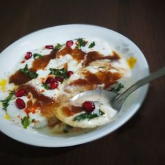 Steamed Dahi Vada A picture of Steamed Dahi Vada.