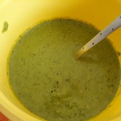 A picture of Mint and curd chutney.