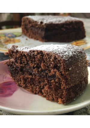 Foto di Torta versata al caffè e Nutella ☕️🍫