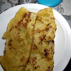 A picture of Eggless pancakes #4weekschallenge #wheatflourrecipecontest.