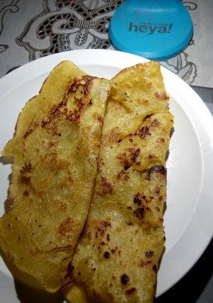 A picture of Eggless pancakes #4weekschallenge #wheatflourrecipecontest.