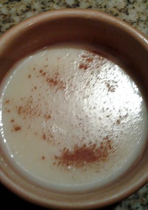 A picture of easy to make vanilla pudding.