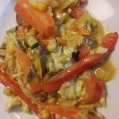 A picture of Veggie - Tilapia - Pan.
