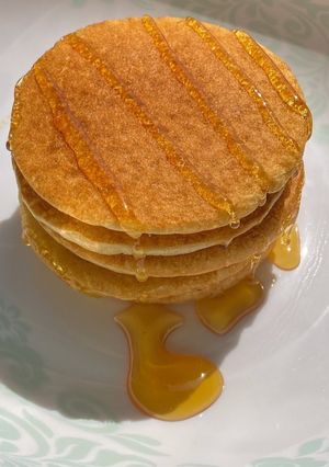 عکسی از دستور پنکیک عسلی