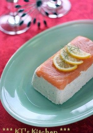 A picture of Salmon Dill Terrine (Christmas Appetizer).
