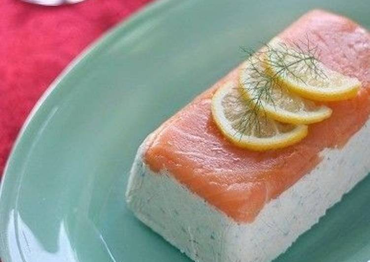 Salmon Dill Terrine (Christmas Appetizer)