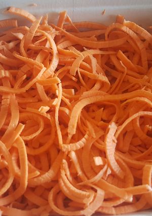 A picture of Spiralize sweet potato chicken casserole.