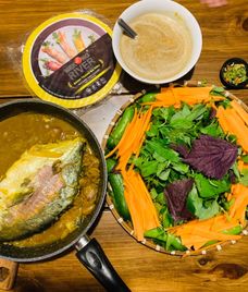 gỏi cuốn mắm nêm