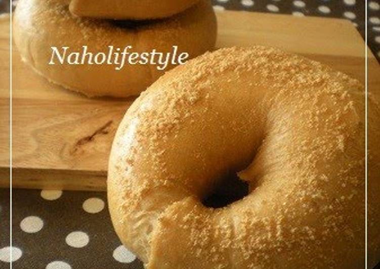 Recipe of Favorite Kinako Roasted Soy Flour Bagels