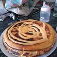 Hot cacke gigante de queso y verdeo