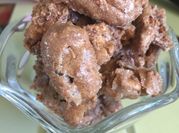A picture of candied pecans