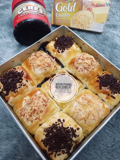Foto resep Bolen Pisang Keju Cokelat Tanpa Kulit Pastry