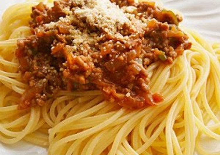Recipe of Perfect Miso Sauce Spaghetti