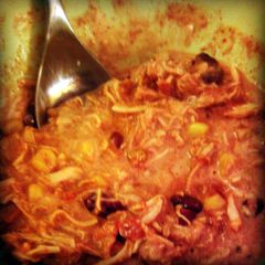 A picture of Chicken Taco Chili.