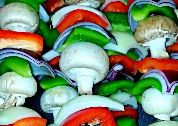 Mike's Classic Grilled Vegetable Kebobs