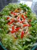 Arroz con atún y arvejas