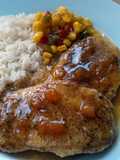 Vickys 5 Spice Pork w Sweet & Sour Apricot Sauce, GF DF EF SF NF