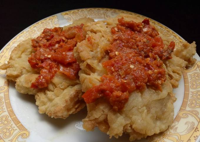 Langkah Mudah untuk Menyiapkan Telur crispy geprek, Bisa Manjain Lidah