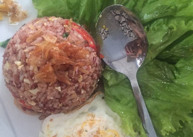 Menu for lunch diet [ rice red spicy ]