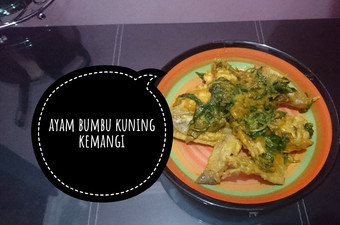 Anti Ribet, Memasak Ayam bumbu kuning kemangi Praktis