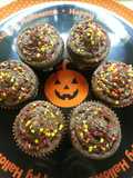 Fall Chocolate Mocha Cupcakes