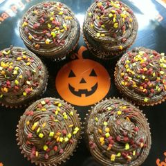 Fall Chocolate Mocha Cupcakes A picture of Fall Chocolate Mocha Cupcakes.
