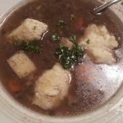 A picture of Semolina dumplings.