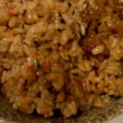A picture of Flavored Rice Made With Chunky Stew.