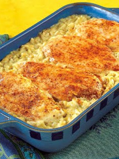 A picture of Chicken and Rice.