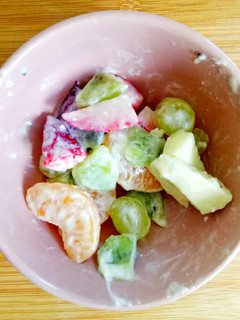 Foto resep Salad Buah Cheese Cream (Ga Bikin Eneg)