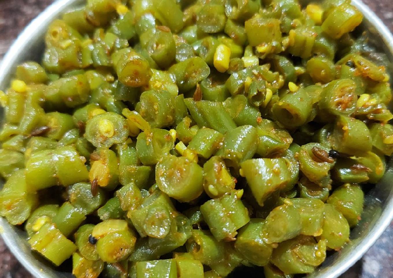 French beans sabji