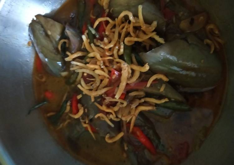 Terong tauco cabe ikan teri