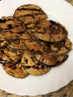 Una foto de Berenjenas fritas con reducción de Pedro Ximénez