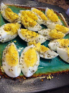 A picture of Seasoned Eggs.