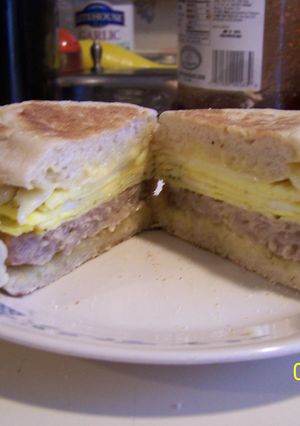 A picture of Better Than McDonalds Egg McMuffin.