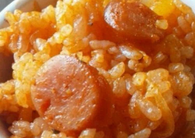 Recipe: Perfect Nostalgic Café-Style Ketchup Rice