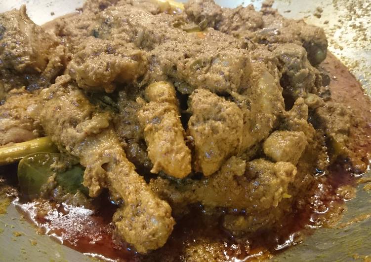 Recipe of Perfect Spicy asian chicken rendang