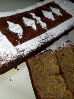 Una foto de Budín de banana súper fácil