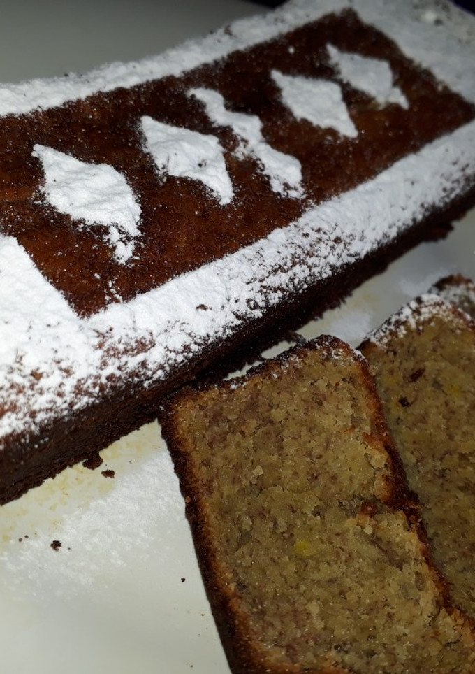 Una foto de Budín de banana súper fácil