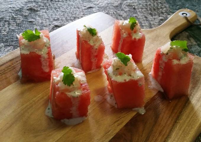 Recipe of Bobby Flay Watermelon nibbles