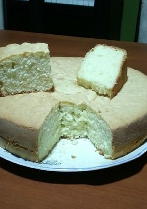 Una foto de Bizcochuelo fresco de mandarina