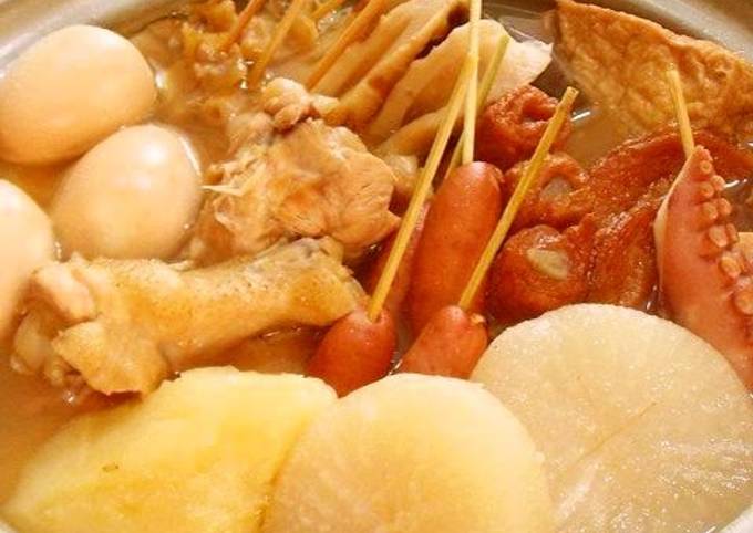 Recipe of Quick My Family&#39;s Kansai-style Oden Hot Pot
