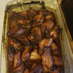 A picture of Hennessy Honey Wings.