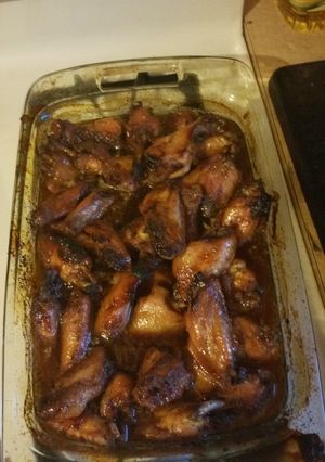 A picture of Hennessy Honey Wings.