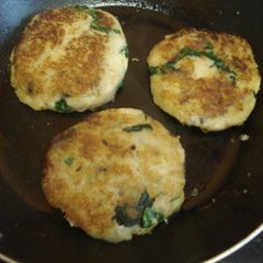 A picture of Indian Veggie Potato Patties.