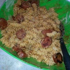 A picture of a quick yummy dinner.