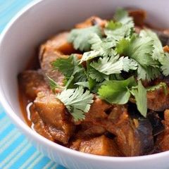 Indian-Style Eggplant Curry (Vegetarian) A picture of Indian-Style Eggplant Curry (Vegetarian).