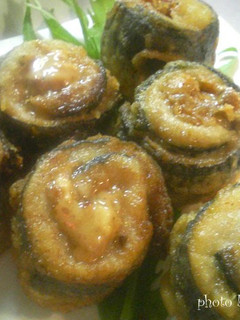 A picture of Deep-Fried Sardine and Peanut Butter Rolls.