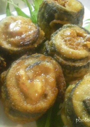 A picture of Deep-Fried Sardine and Peanut Butter Rolls.