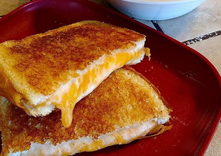 Steps to Prepare Quick Gourmet Grilled Cheese